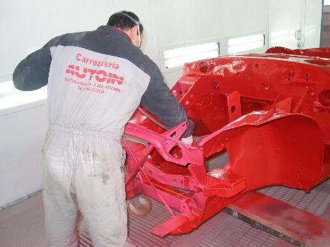 Il Maestro con lo sponsor carrozzeria AUTOIN