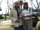 Pilota e navigatore con coppa